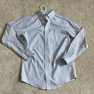 Class Club Big Boys 10/12 Non-Iron Long-Sleeve Oxford Button-Front Shirt